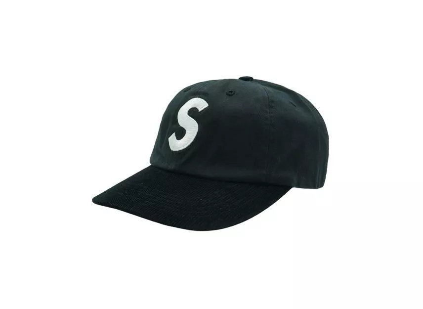 Supreme 2 tons logo S 6 panneaux noir
