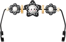 KENKYO Wooden Baby Bouncer Toy Bar Compatible with Baby Bjorn, Rotatable Bouncer