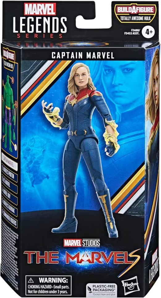 Joom Marvel Schwarz Hasbro Legends Serie Captain Marvels Action Figures F3680 6 Zoll (15 Cm) Figur, 4+, (Authentisches Produkt) - Bild 2