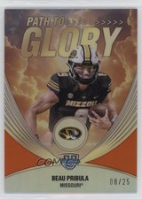 2025 Bowman U Chrome Path to Glory Orange Refractor 8/25 Beau Pribula #PG-15 go9