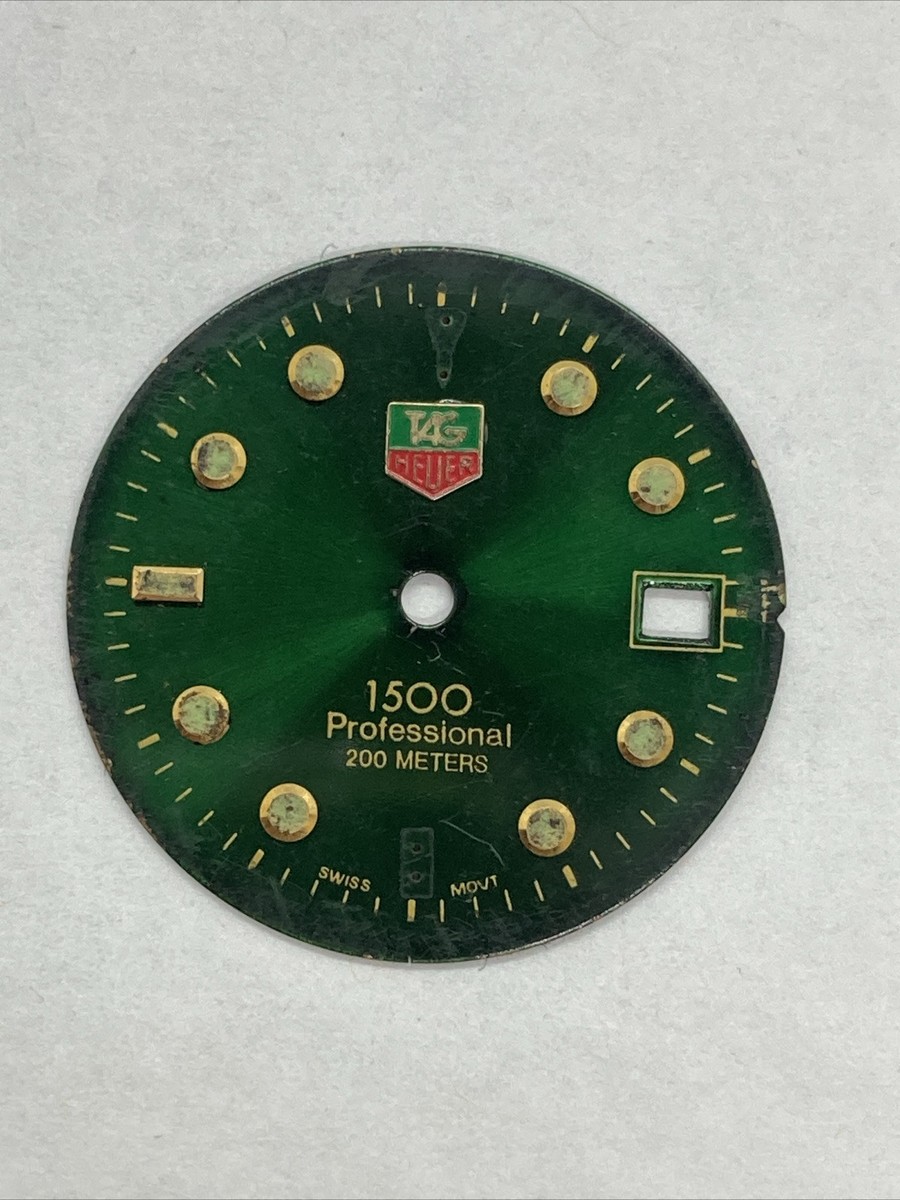 Original Tag Heuer 1500 Series GMT Professional 200m Green 28mm