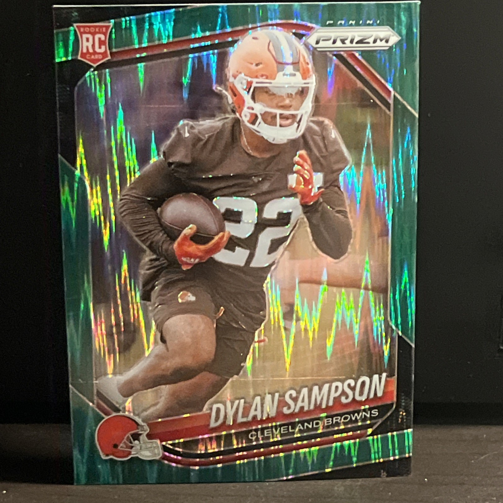 2025 Panini Prizm #365 Dylan Sampson Green Flash