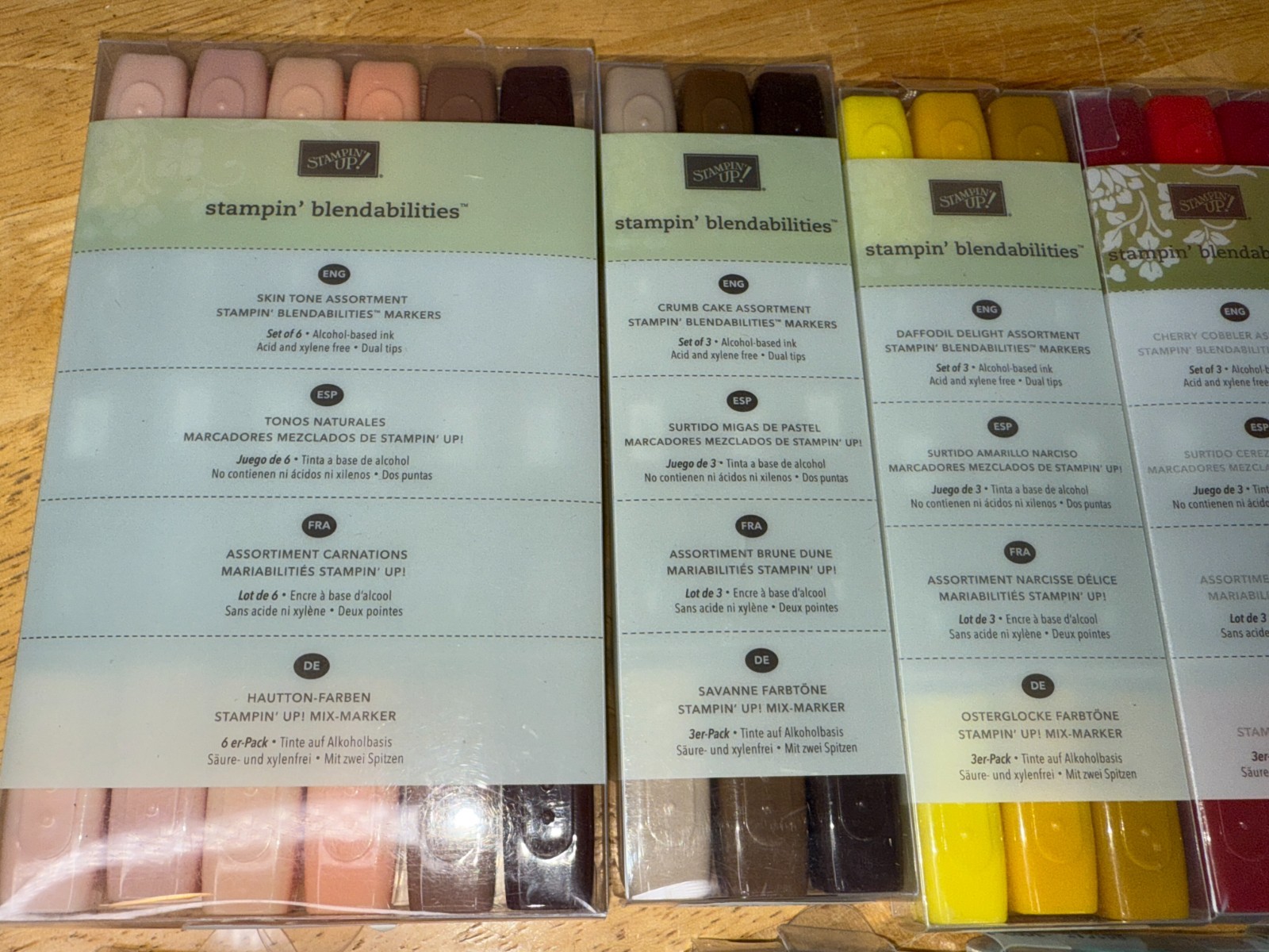 Stampin Up' 52pc Lot Blends Blendabilities Alcohol Markers Dual Tipped Pens