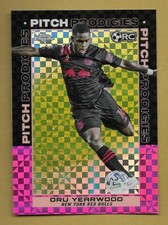 DRU YEARWOOD 2021 TOPPS CHROME PINK ROOKIE RC CARD #196 SOCCER STAR!. rookie card picture