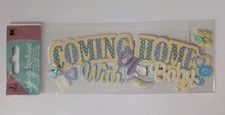 RARE Jolee's Coming Home With Baby Scrapbooking Title Stickers