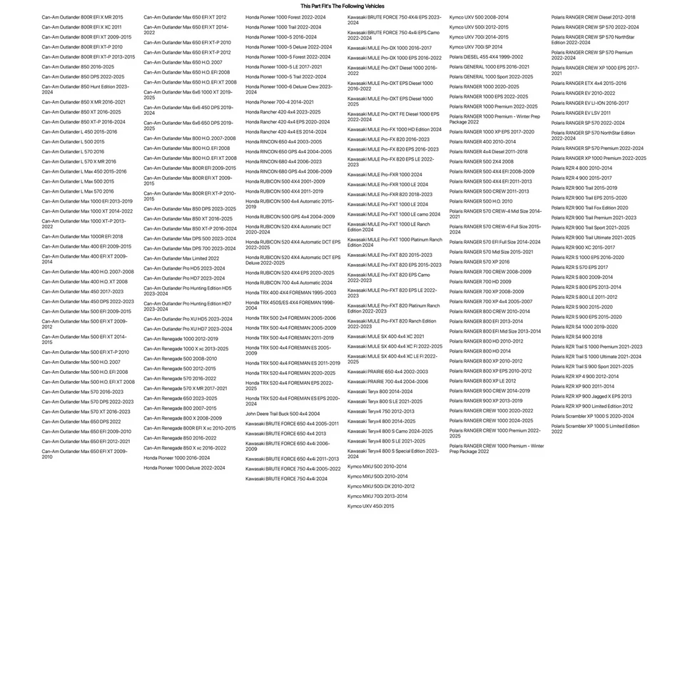 (Paquete de 4) Neumático radial Tusk Megabite 27x9-12 para KAWASAKI Teryx4 750 2012-2013 Foto 3 de 4