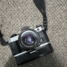 Canon AE-1 Program 35mm SLR Film Camera w/ Canon FD 50mm f/1.8 Lens
