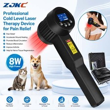 8W LLLT Cold Laser Therapy 650nm 808nm Red Infrared Light for Chronic Pain