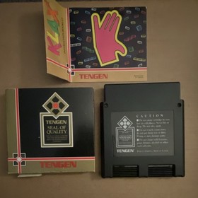 Tengen Klax NES Puzzle Video Game Cartridge Manual Included with Box and Insert