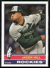 2025 Topps Heritage #398 Jaden Hill