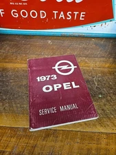 1973 Opel, Manta and GT Service Manual