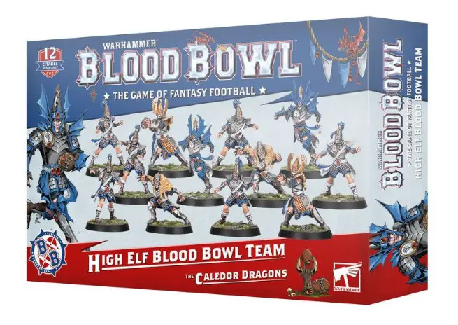 Blood Bowl Hauts Elfes boîte de jeu figurines de football fantastique Games Workshop