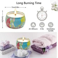 Duftkerzen Geschenkset,4St. 4.5OZ NatüRliches Sojawachs Aromatherapie Kerzen
