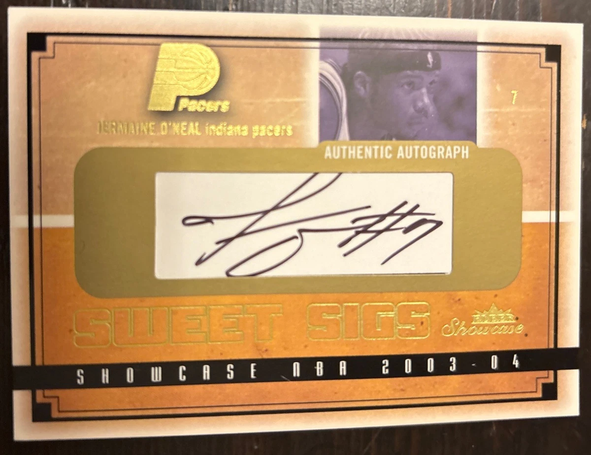 Jermaine O'Neal Basketball Autographed Sports Trading Cards