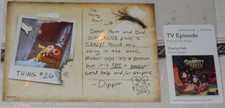 Gravity Falls SDCC 2011 Teaser Postcard Dipper Version