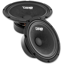 2x DS18 8" Mid-Range Speakers - 190 Watts Rms 8-ohm PRO-GM8 Loudspeakers