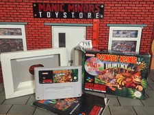 Super Nintendo SNES Boxed Console Game - Donkey Kong Country