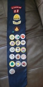 Salvation Army Sash, Sunbeam, vintage