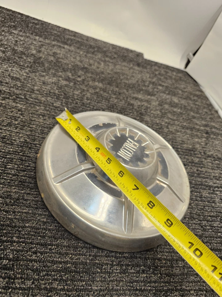 Falcon Coupe Convert Futura Dog-Dish Poverty Hub Cap For 1964 1965 Ford *USED - Image 2 of 4