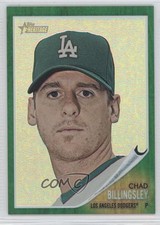 2011 Topps Heritage Chrome Green Refractor Chad Billingsley #C79 0h1
