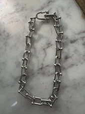 Sterling Silver Micro Hardware Link Bracelet