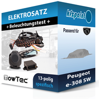 für Peugeot E-308 SW 07.2021-Jetzt Towtec E-Satz 13Polig Fahrzeugspezifisch NEU