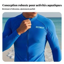 Combinaison homme, protection UV, séchage rapide, snorkeling, surf