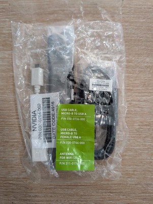 NVIDIA USB Cable Set Micro-B to USB A & Female USB A + WiFi Antenna MPNs