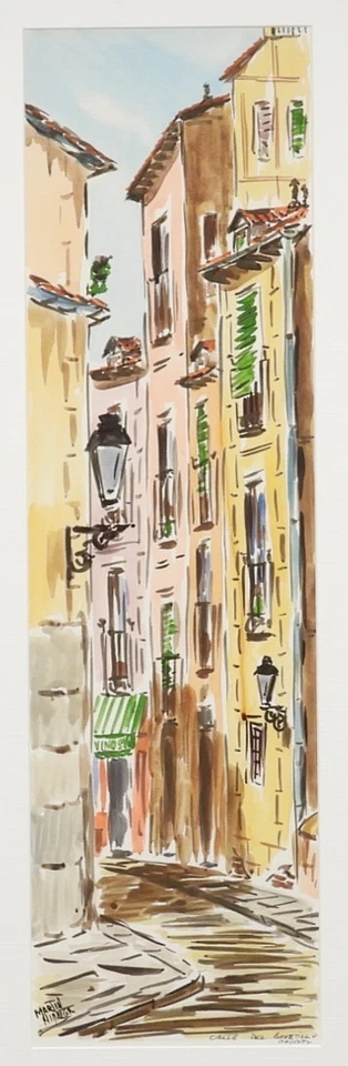 Pintura Arquitectónica Juan Martín Hidalgo Madrid España Calle Del Bovetillo Foto 2 de 4