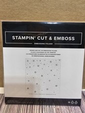 Stampin' UP SNOWFLAKE SKY 3D Embossing Folder
