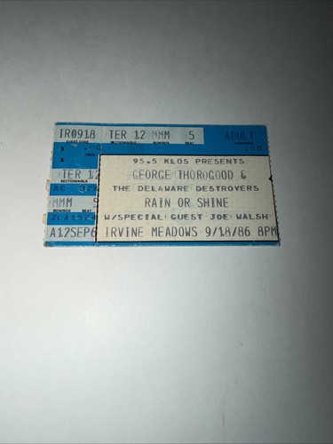 The Who 9/18/1986 Concert Ticket Stub Irvine Meadows Los Angeles - Picture 1 of 2