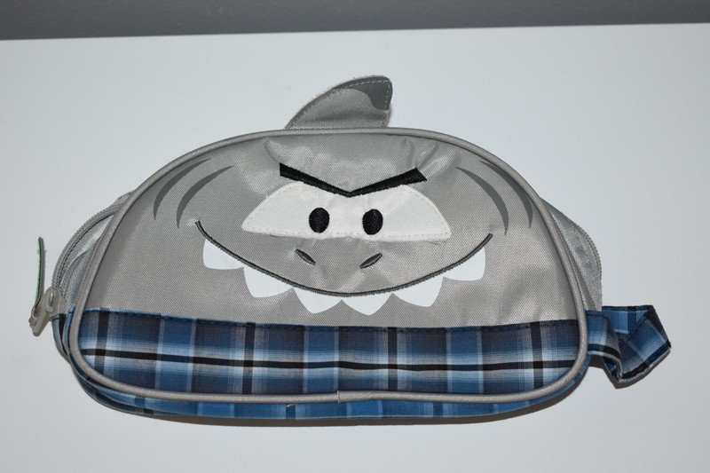 Stephen Joseph shark toiletry/pencil bag
