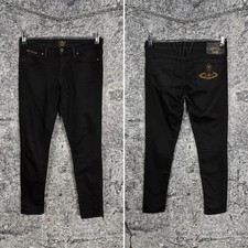 Women  s Lee X Vivienne Westwood Monroe Jegging Black Skinny Jeans W31 L33