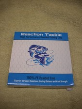 Reaction Tackle High Performance Braided Fishing Line 30lb Test 300 yds