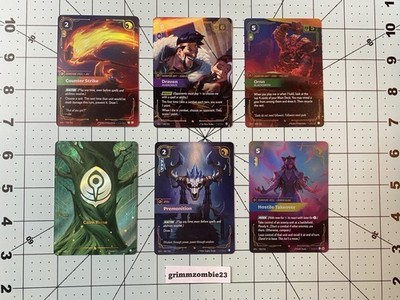 Riftbound League of Legends Spiritforged Card Lot Commons and Foils! LQQK!