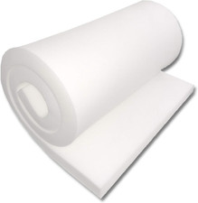 Upholstery Foam Cushion High Density 1" Height X 24" Width X 72"