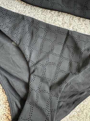 VINTAGE NEU MIT ETIKETT H&M X Alexander Wang schwarz geometrisch Art Deco Bikini Gr. US 8 AUSVERKAUFT - Bild 2 von 13