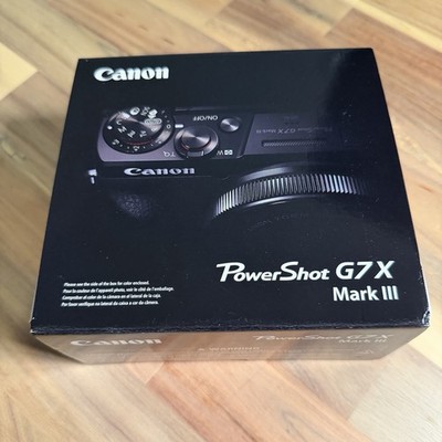 Canon PowerShot G7 X Mark III 20.1MP Point & Shoot Digital Camera New Black