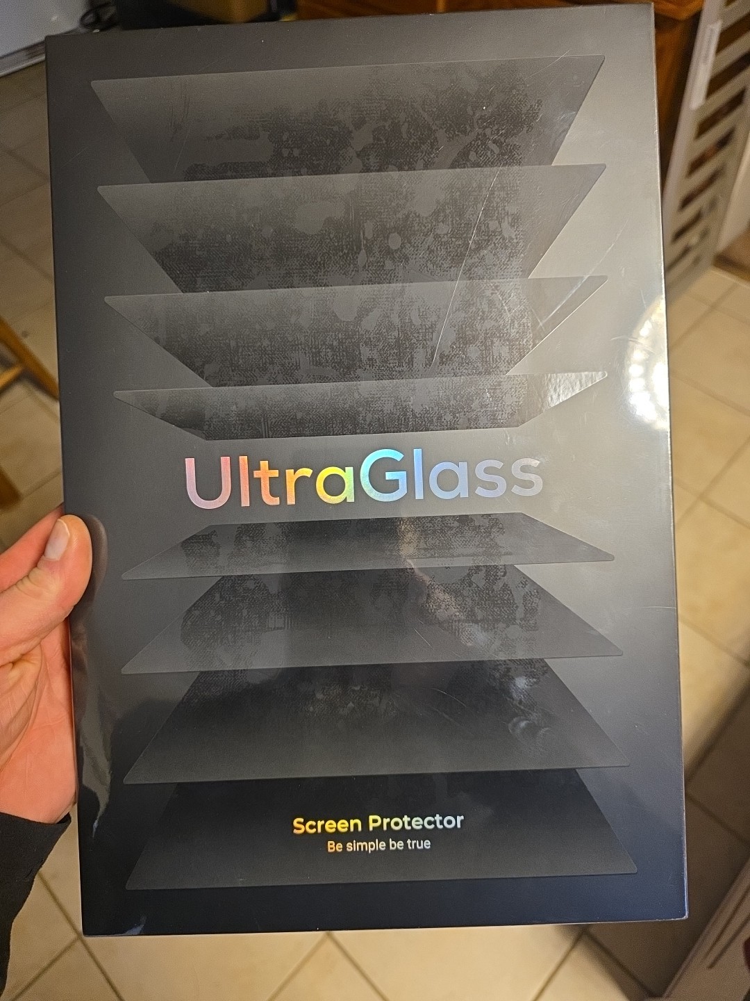 IPAD PRO 13” Screen Protector 2024 Ultra Glass Unbreakable Top (B2AA25) NEW-image