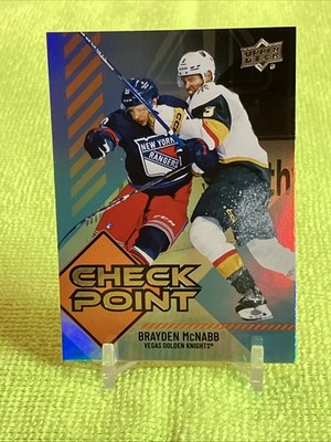 Brayden McNabb 2024-25 Upper Deck Series 1 #CP-21 CHECK POINT - Golden Knights