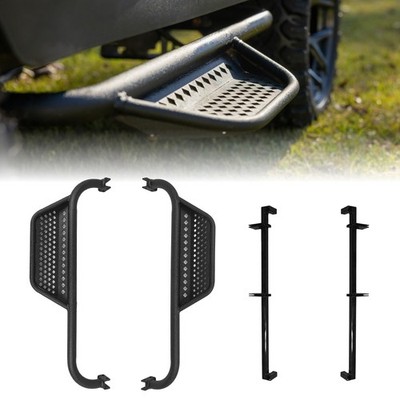 MadJax Armor Nerf Bar Drop Down Side Step & Mounting Kit for EZGO TXT Golf Cart
