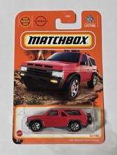 2024 Matchbox Red 1985 Nissan Pathfinder 4x4 SUV 1:64 Collectible Model