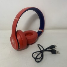 Beats Solo 3 Wireless On-Ear Bluetooth  Headphones - Club Red - FAST DISPATCH