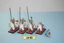 Warhammer Fantasy High Elf Silver Helms x 4 - Metal
