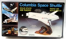 Radio Shack COLUMBIA SPACE SHUTTLE figural Solid State AM Radio mint in box