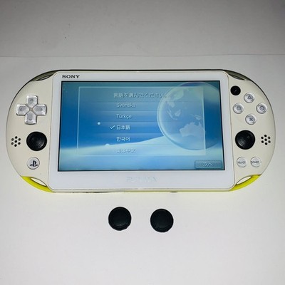 PS Vita Wi-Fi Modell Lime Green PCH-2000ZA13 Konsole Getestet Gebraucht