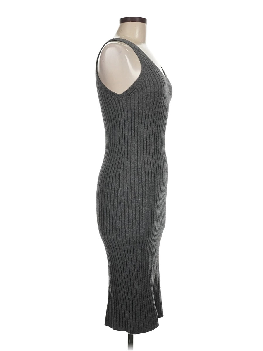Finery Women Gray Casual Dress M View 3