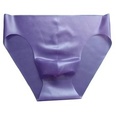 Boxer Uomo In Pelle PU Elastica - Hot Pantaloni Corti Aperti Davanti, Vita Elastica, Clubwear, Taglie M/L/XL/XXL, Lavaggio A Mano