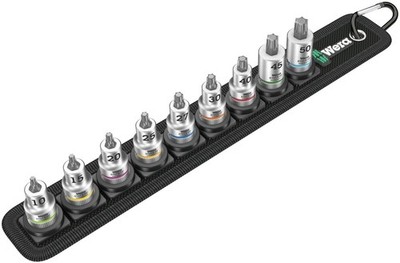 05003972001 Belt B 3 Torx Hf Zyklop Bit Socket Set With Holding Function 3/8'' Dr
