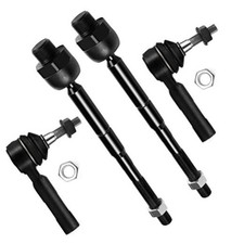 4pcs Front Suspension Kit Inner Outer Tie Rod End Fit 2005-2010 For Dodge